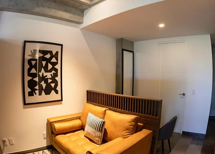 Loft Moderno En Roma Norte, Zona Trendy Apartment *